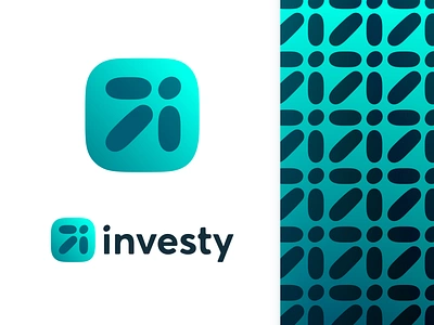 investy - Logo Design angel invest app app logo arrow branding creative logo dynamic logo human invest investy logo logo design logo pattern modern logo organic logo pattern design visual identity