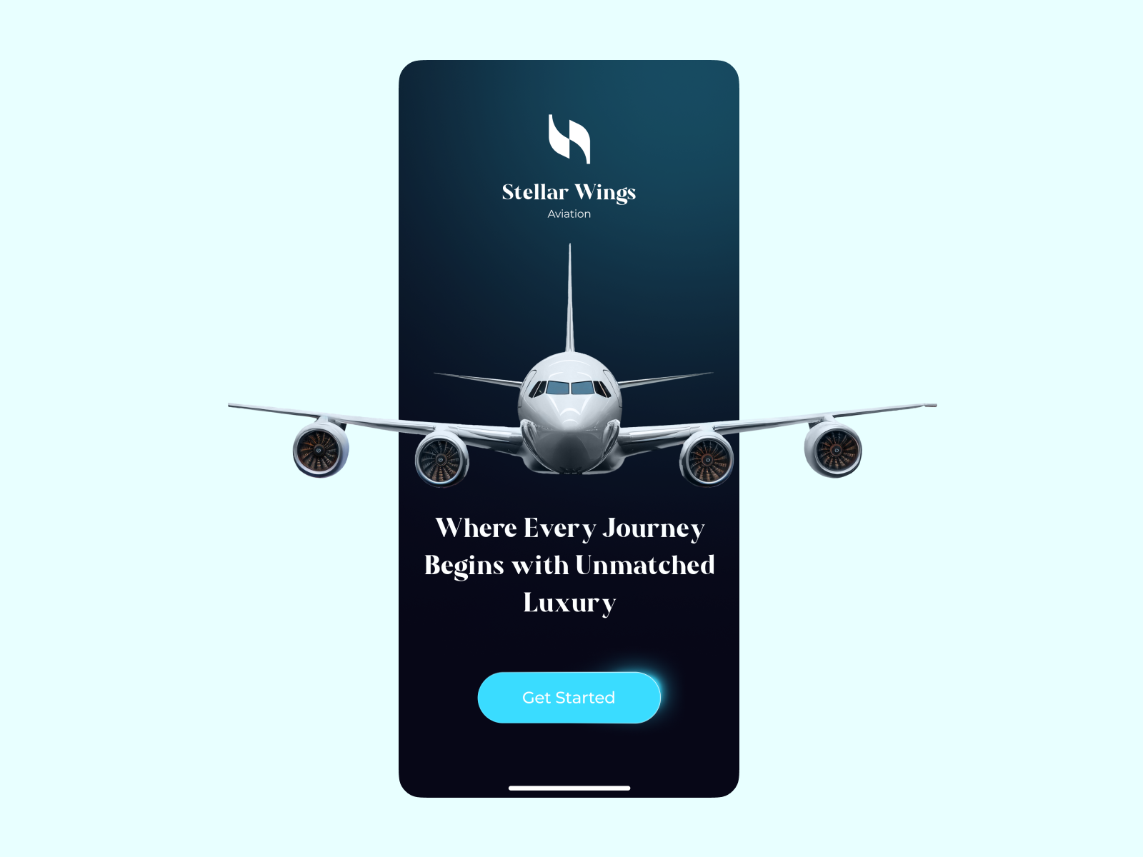 Stellar Wings: Your Premier Luxury Jet Booking App air ticket aircraft airplane app application aviation boarding booking flight fly jet jet booking luxury luxury jet plane plane booking private jet ticket ui ux