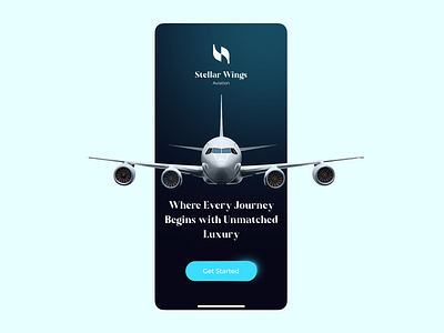 Stellar Wings: Your Premier Luxury Jet Booking App air ticket aircraft airplane app application aviation boarding booking flight fly jet jet booking luxury luxury jet plane plane booking private jet ticket ui ux