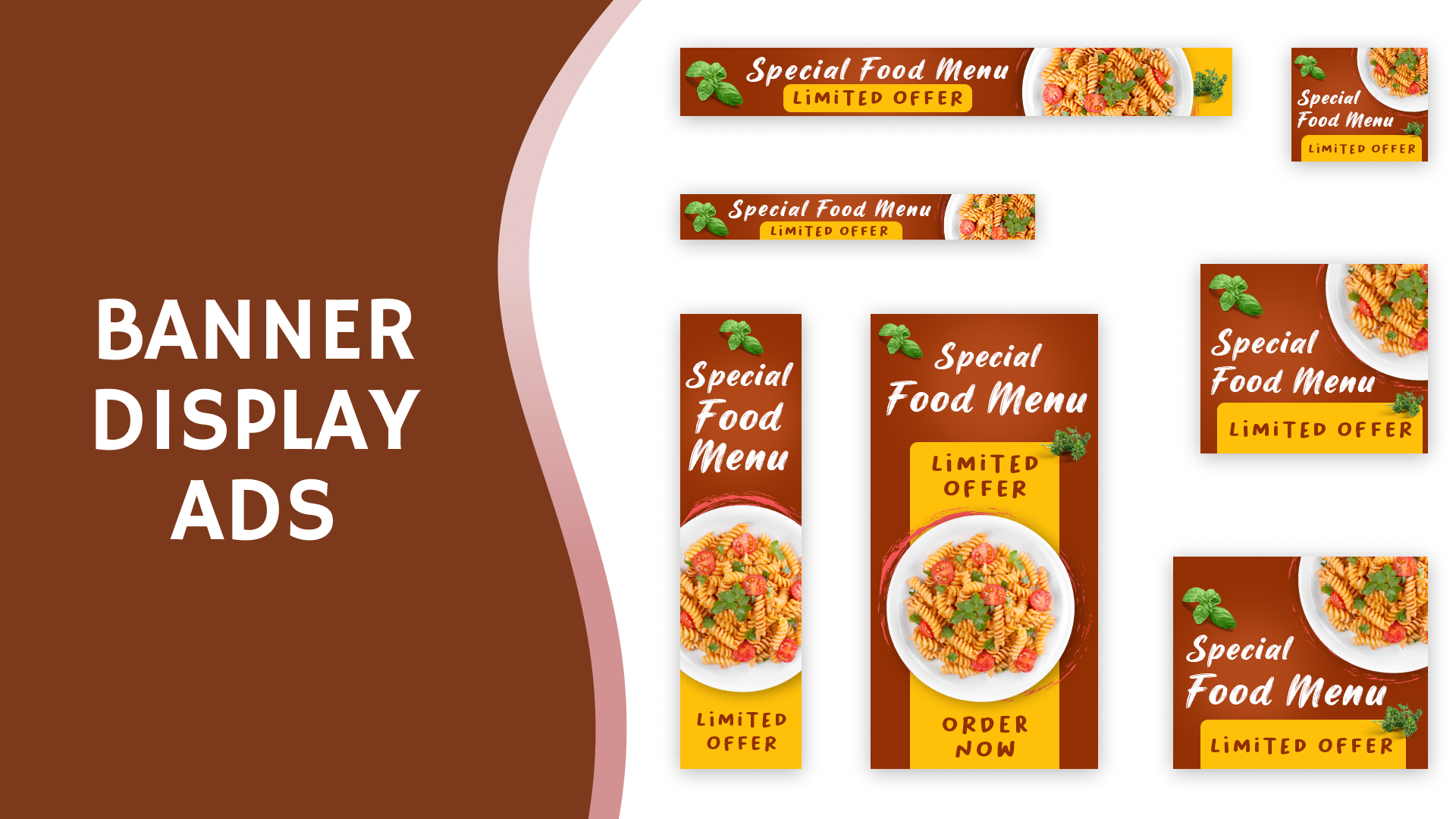 Adobe Photoshop | Food/Florists Google Banner Display Ad adobe photoshop banner ad banner ad design banner design florist banner ad food banner ad google ad display google display pasta banner ad photoshop banner web banner web banner ad