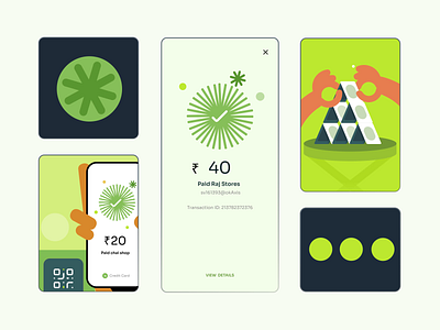 Kiwi: App Animations animation branding button loader card management credit card fintech illustration kiwi loaders loading animation motion motion graphics onboarding p2p payment screen product rewards scan pay splash uiux