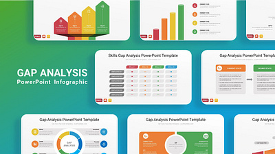 Gap Analysis and Skills Gap Analysis diagram gap infographics powerpoint ppt ppt template presentation