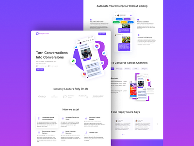 SaaS Landing Page UI UX Design design figma design landing page landing page ui ux design product design saas ui ui design ui ux design ux ux design web design