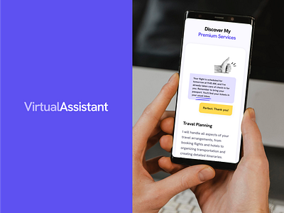 Virtual Assistant Framer Template cartoony clean collage framer minimal one page onepager portfolio purple rwd template uidesign website yellow