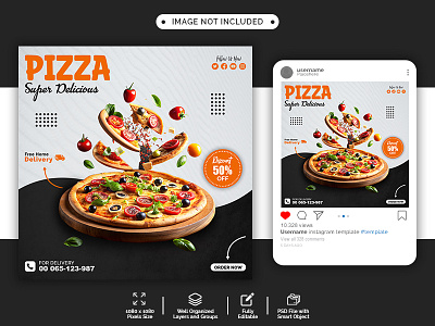 Professional Special Food Social Media Post Template Design ads ads template design design ads design template pizza pizza ads pizza promotion pizza social media promotion sale social media social media ads social media post social media template template