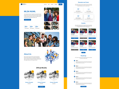 MLSA Numl Landing Page UI UX Design design figma design landing page landing page ui ux design landing ui ux product design ui ui design ui ux design ux ux design web design website design