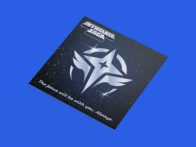 Skywalker Saga Album Cover design graphic design logo music starwars symbol