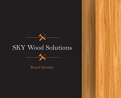 Sky wood Solutions - Brand Identity brand identity branding carpentry chair colors corporate dark design dribbbleshot furniture graphic design graphics icon imagery interior logo mockup office furniture wood works