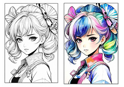 AI Coloring Drawing ai ai coloring coloring pages colorization colorize drawing freebie illustration mockofun