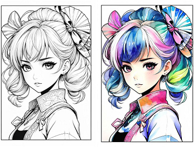AI Coloring Drawing ai ai coloring coloring pages colorization colorize drawing freebie illustration mockofun