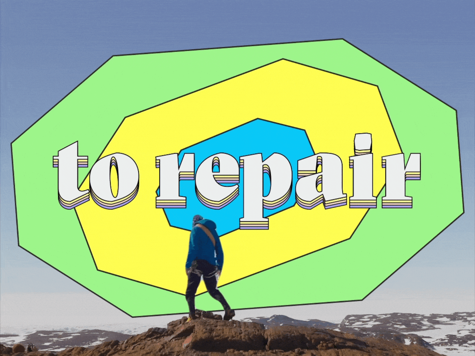 Repair, if you care animation branding color contrast design footage gif illo illustration motion motion graphics repair shapes shoes sustainability typography
