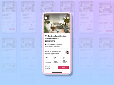My Concept for a Housing Booking App mobile apps ui ux