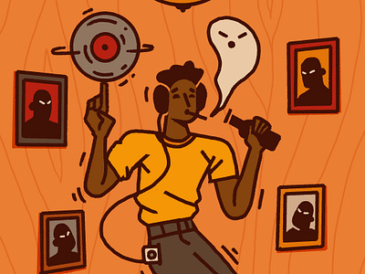 Let's Boogie! digital illustration digital painting digitalart illustration motion graphics procreate true grit texture supply