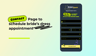 Bride's Dress Ordering Mobile App app bride brides design development figma mobile app react native rn uiux uux