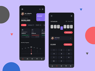 Finance Mobile App 🔥 app app design branding crypto design digital app figma finance app graphic design landing page ui ui insipration ui trends user experience user interface ux ux trends ux ui design uxui web design