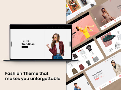 Check Our Recent Project for Fashion website. cart clothes e commerce ecom ecommerce website fashion brand interface landing page online shopping product cart shop shopify template shopping shopping app ui ux website