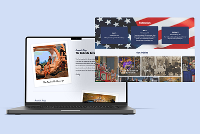 American Celebration on Parade acp american american celebration on parade celebration landing page parade ui uiux ux