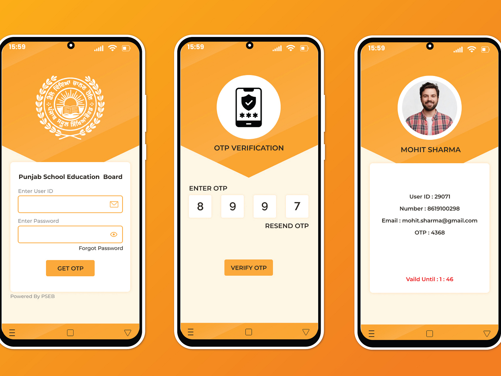 Education Board Mobile App by Nirmal swami on Dribbble