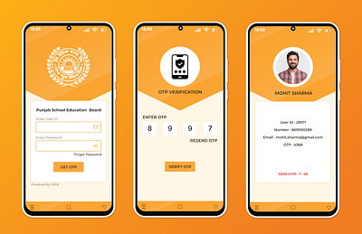 Education Board Mobile App branding design education figma landing page moblie moblie app ui