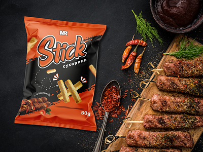 Stick — croutons packing design