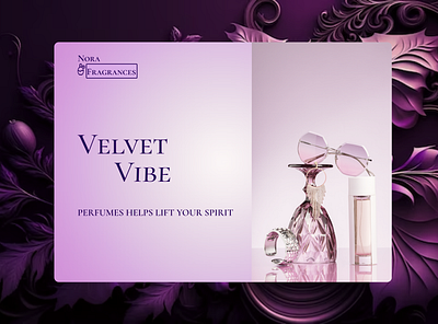 Perfume Brand Advertisement animation branding graphic design logo ui