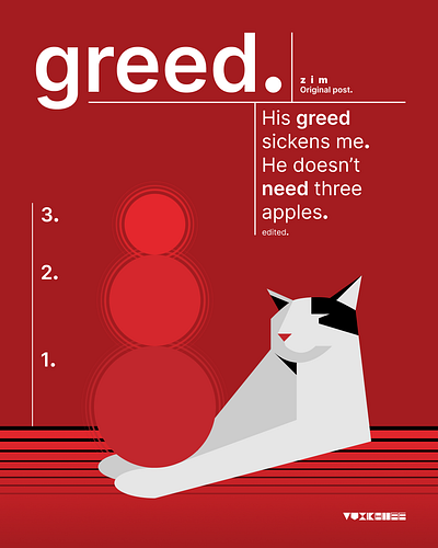 greed. | poster graphic design illustration vector