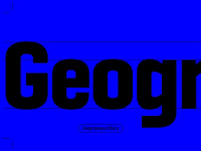 Geogrotesque Sharp Superfamily