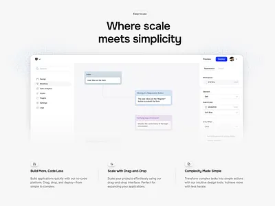 Simplicity ✨ design landing page logo product design ui user interface ux web design