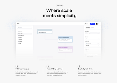 Simplicity ✨ design landing page logo product design ui user interface ux web design