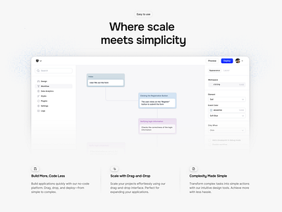 Simplicity ✨ design landing page logo product design ui user interface ux web design
