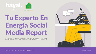 Tu Experto En Energía Social Media Report analytics branding client work design facebook instagram linkedin marketing social media management social media report