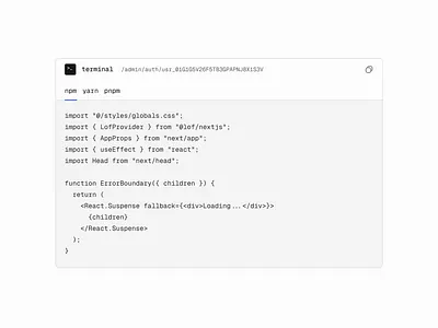 Light theme product design web design