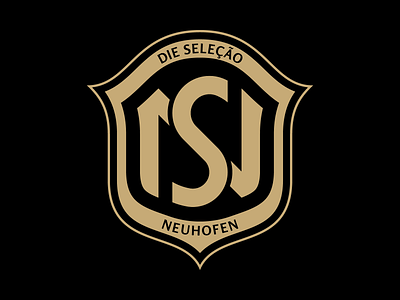 Die Seleção Neuhofen crest football logo selecao soccer