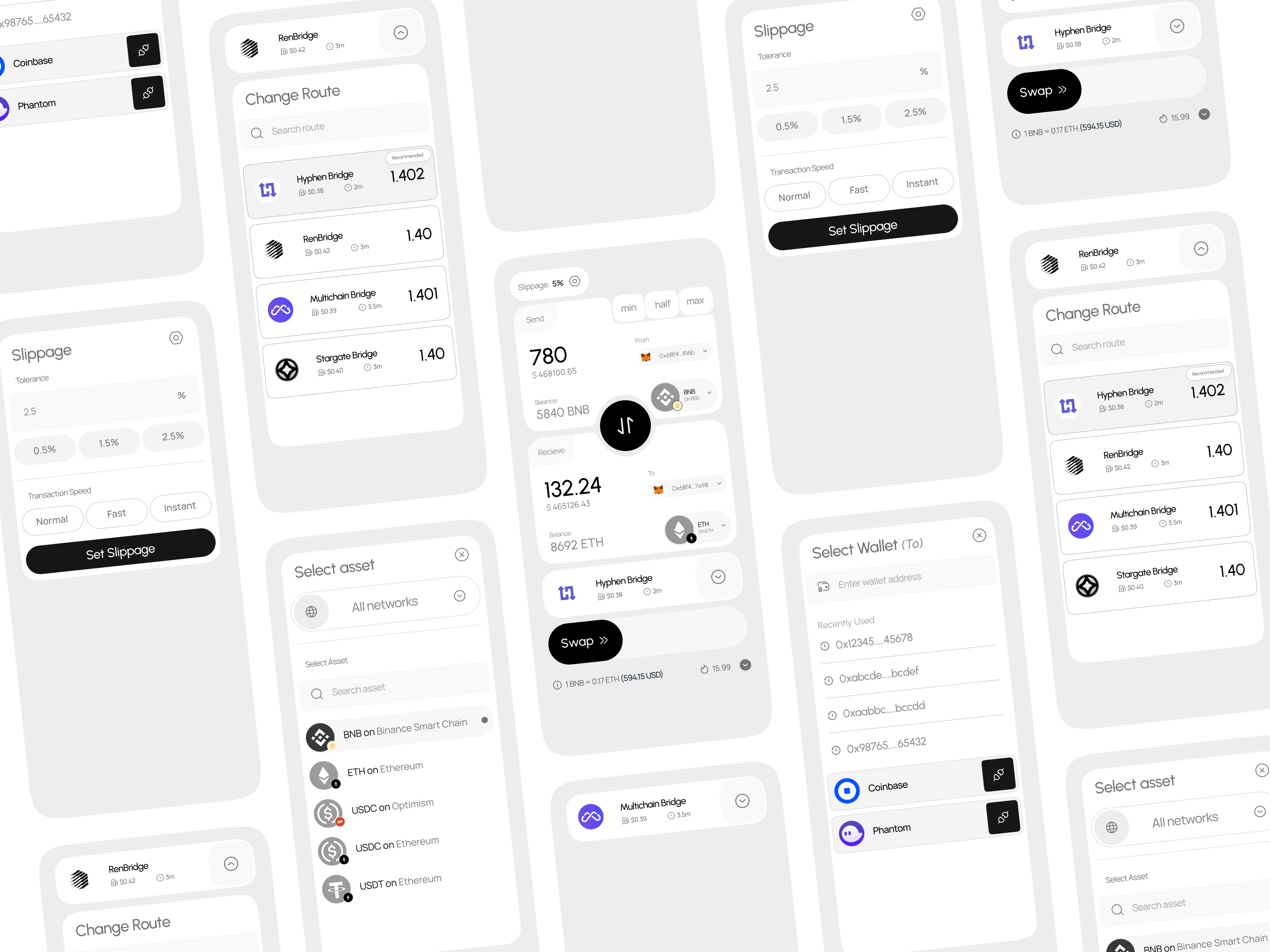 Token Swapping micro-features app microfeature prpduct design ui ux