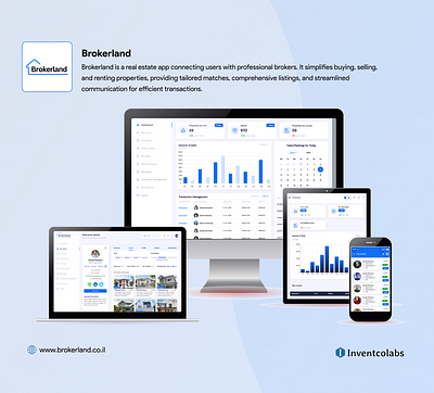 Brokerland Real Estate Mobile App appdesign mobileapp ui