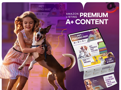 Amazon Premium A+ Content | Dog Food Matt 3d a content amazon amazon a amazon a design amazon ebc design amazon listing design amzon premium content ebc design graphic design infographics listing images product 3d product design product images ui