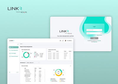 LINKR Data Dashboard Tools dashboard design ui ux