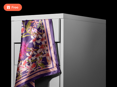 FREE | Silk Scarf Mockup - Studio Series Vol. 3 free free download free mockup freebie mockup scarf scarf mockup silk silk scarf textile textile mockup
