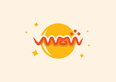 Sun (شمس) Logo arabic arabic logo brand identity branding design graphic design illustration logo logo design orange planet sol star sun sunlight