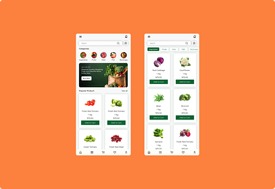 Grocery App Design app application app design figma design groocery app