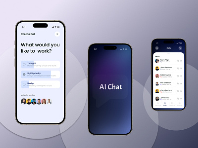 AI Chat App adobe xd ai chat app ai figma kit ai mobile kit apps design apps designing chatting app creative app creative design design figma apps figma kit figma ui figma uiux mobile apps mobile chatting ui modern design ui ui kit uiux