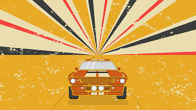 Ford mustang graphic design illustration