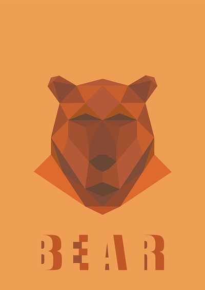 Bear graphic design il illustration vector