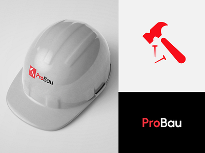 ProBau App Logo Design branding design logo ui