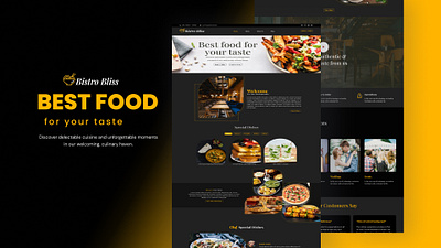 Best Food For Your Taste: Expert Recipes, Reviews & Culinary Tip 3d animation bestfood branding cookingadvice culinarytips foodreviews gourmet graphic design logo motion graphics recipes ui