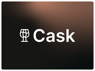 Cask – For Sale branding cask for sale glasses identity logo startup travel wine