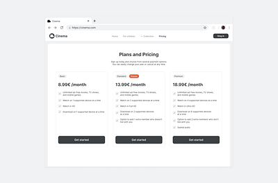 Pricing Page pricing ux uxui design web