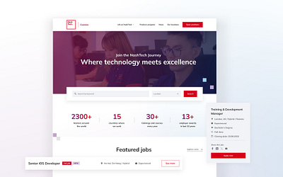 NashTech - Career Website career website