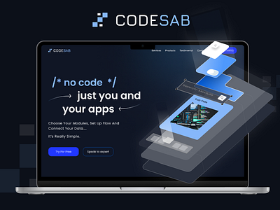 CODESAB app design ui ux