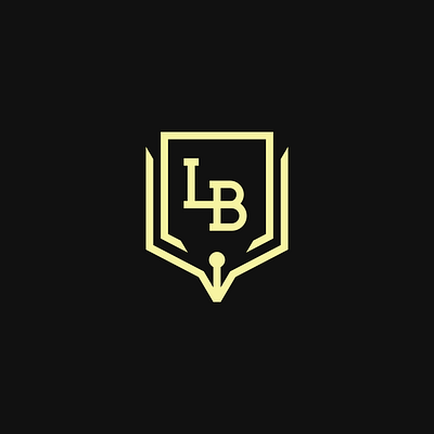LB branding lb logo minimal typography vector